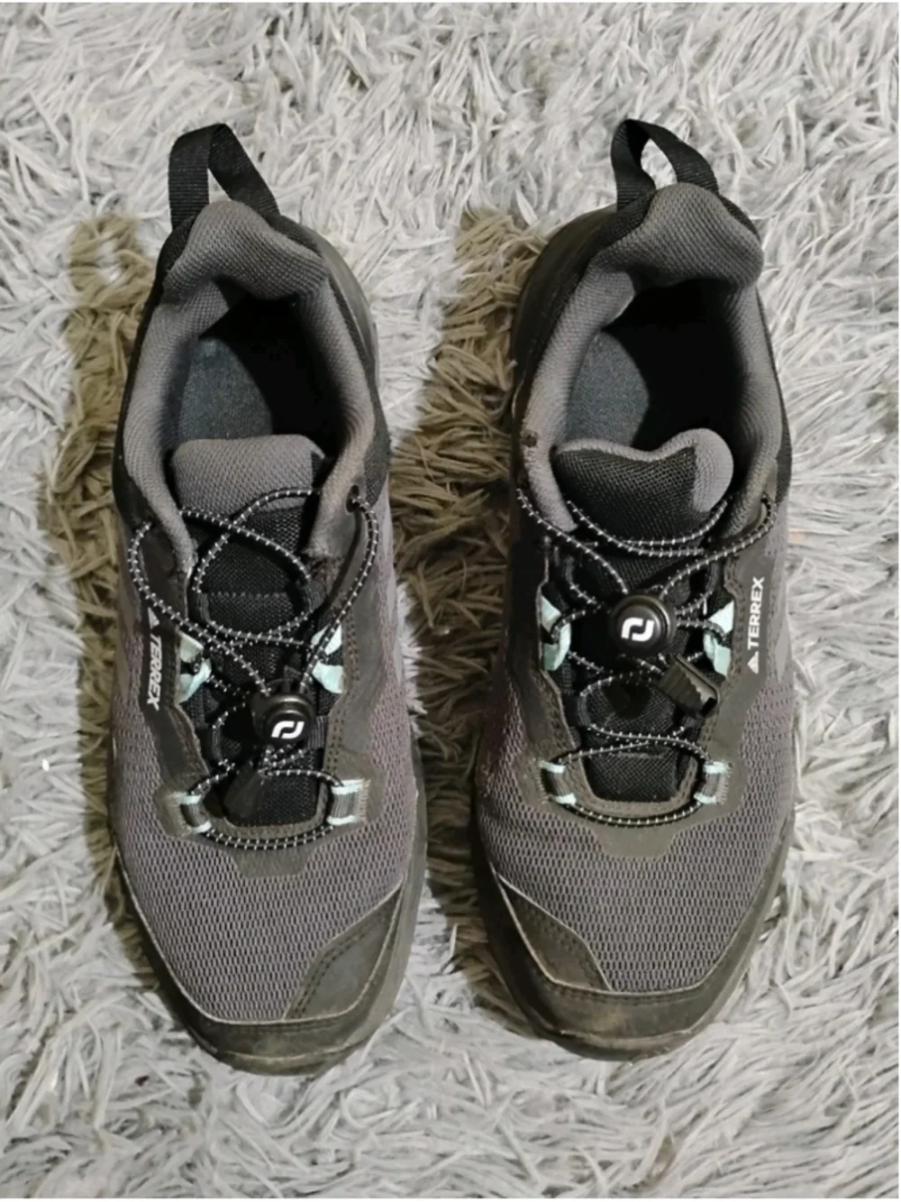 adidas Terrex AX4Women's Size 9 Hiking Shoes Black Gray Sneakers FZ3255